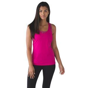 Lululemon All Sport Support Tank Top Sleeveless Magenta Athleisure Workout Gym